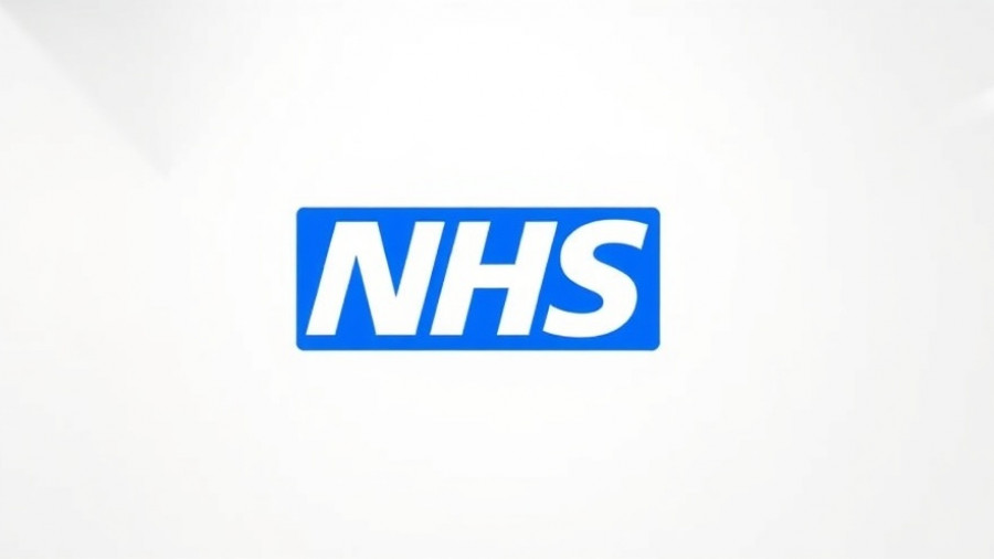 NHS England logo in blue and white design.