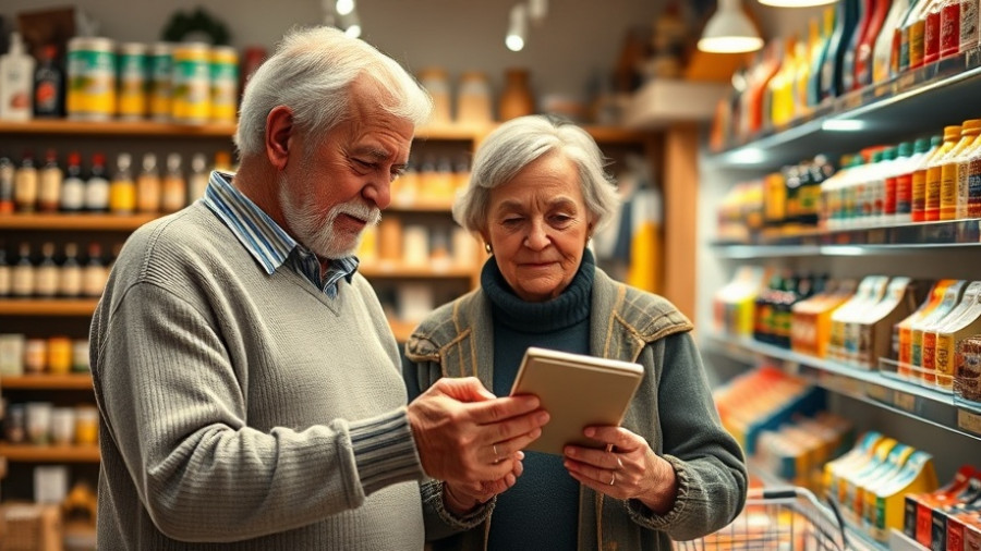 Seniors shopping in store for discounts in Canada