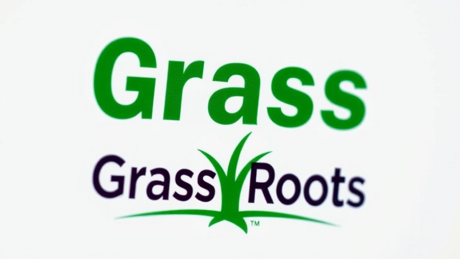 GrassRoots Turf logo for lawn services in Muskegon