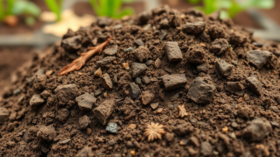 Rich soil minerals for successful gardening