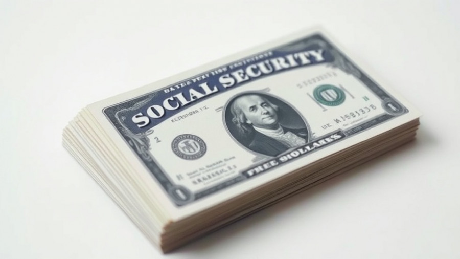 Social Security card with cash symbolizing Social Security Payments Muskegon.