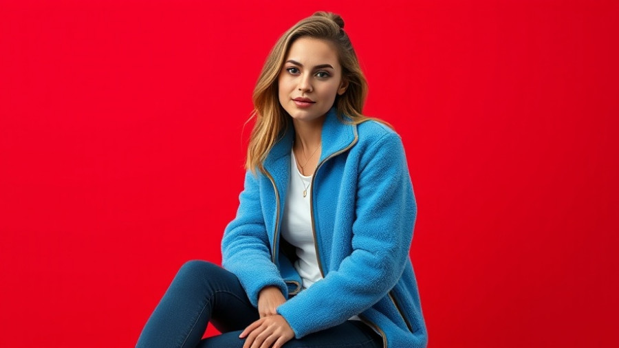 Vibrant fleece jacket fashion for winter 2025.