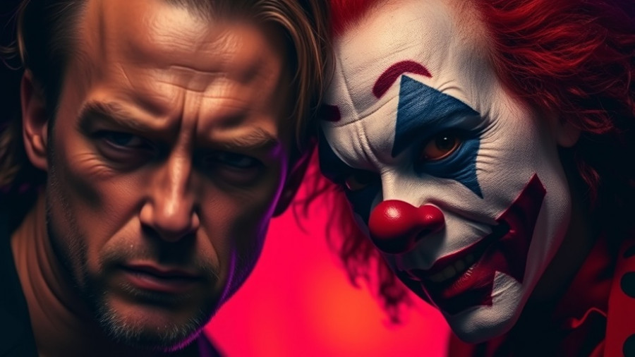 Karate Combat 57 dual portrait with intense and dramatic expressions.