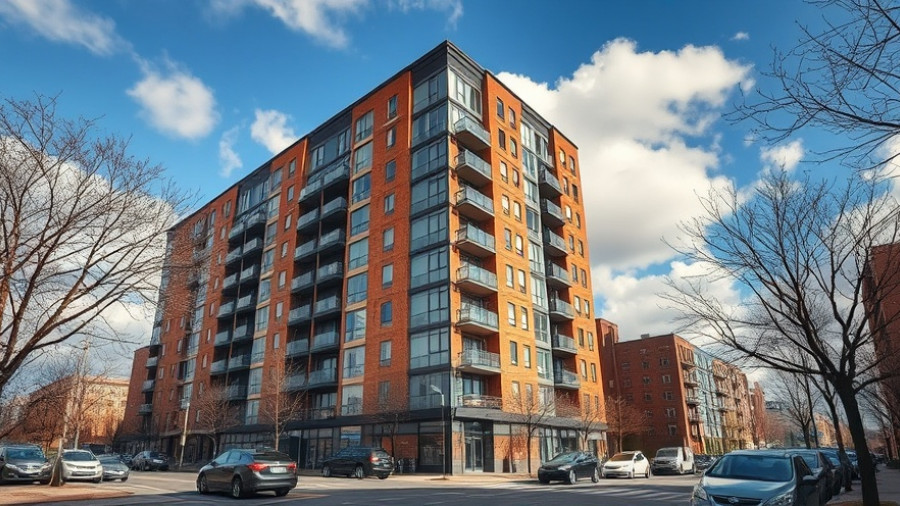 Modern residential building for independent living in Manhattan.