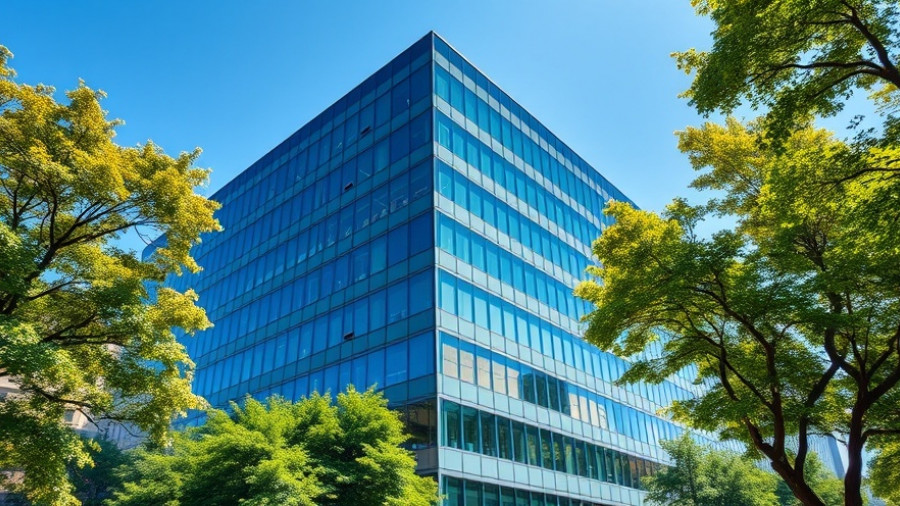 Modern corporate building in Muskegon maximizing benefits.