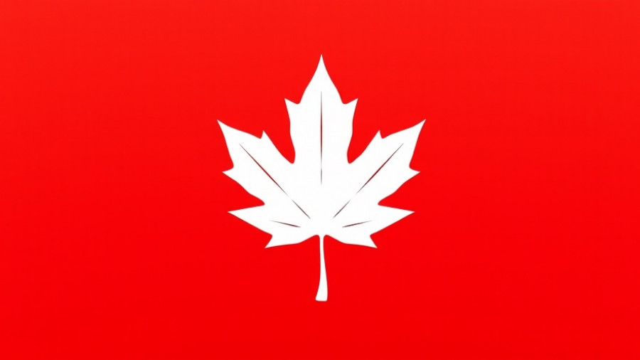 Minimalist white maple leaf on red. Centene Q3 margin recovery.
