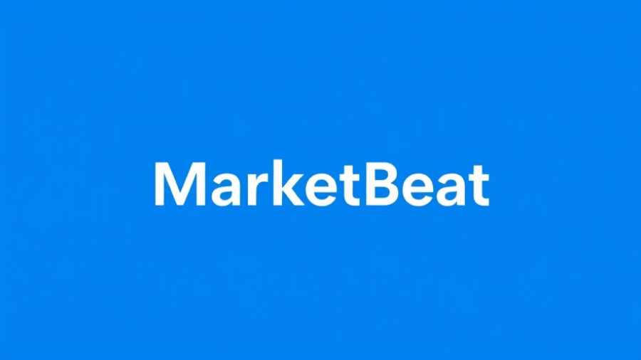 MarketBeat logo on blue background symbolizing Brookdale Senior Living stock rise