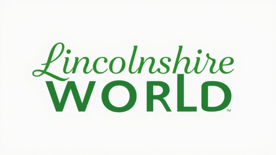 Lincolnshire World logo, green text on white background
