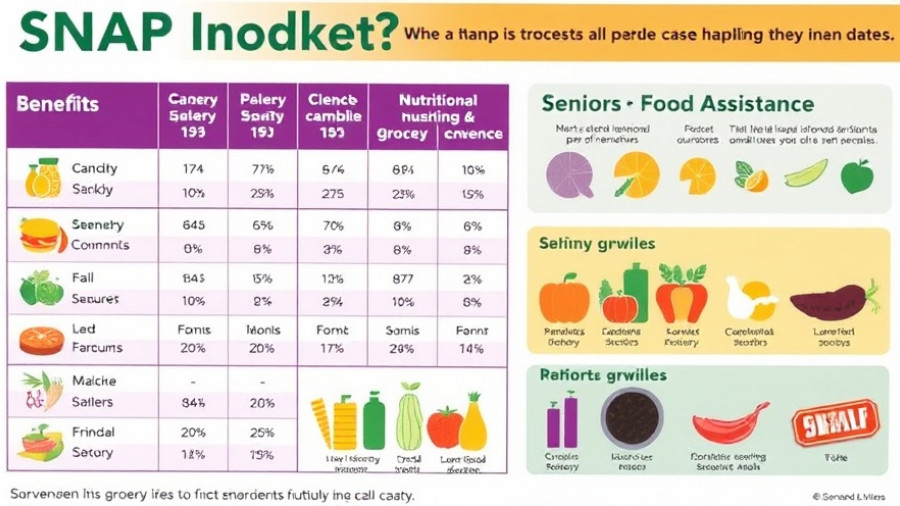 Seniors food assistance resources SNAP statistics graphic.