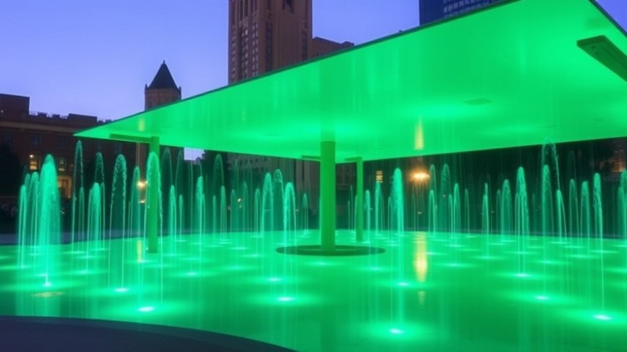 Here's why the splash pad at City Hall Park will be lit up with teal Nov. 3