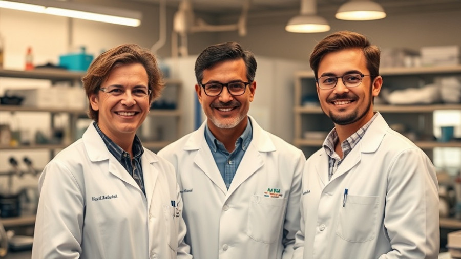 Scientists in a lab working on genome mapping technology TDAC-seq.