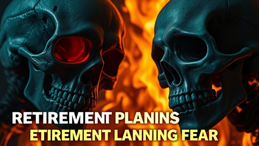 Eerie skulls with glowing eyes in a fiery background, highlighting expert financial planning tips.