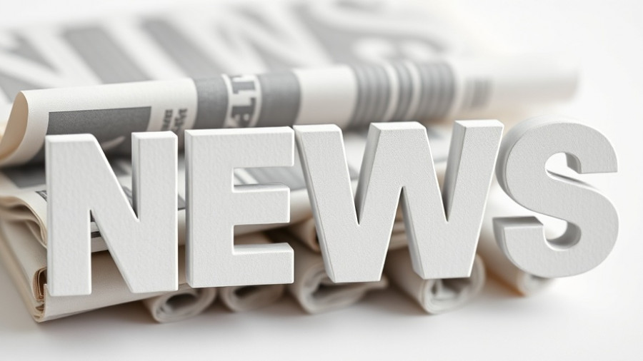 Rolled newspapers spelling 'NEWS' showcasing business updates.