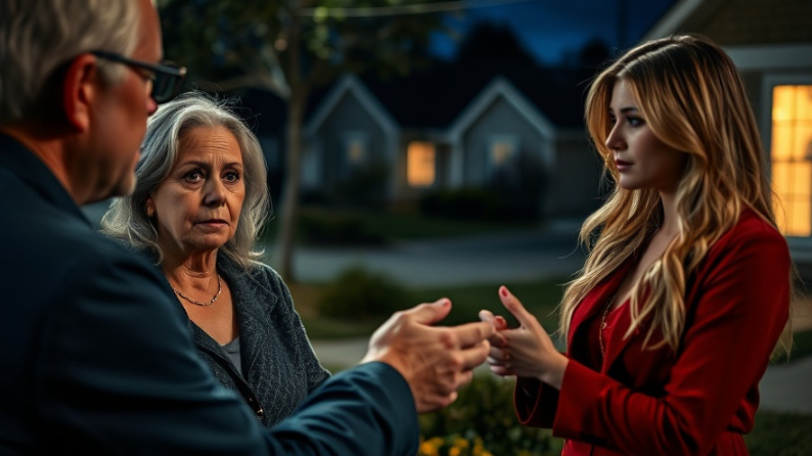 Seniors discussing SNAP cuts impact in Central Florida at night interview.