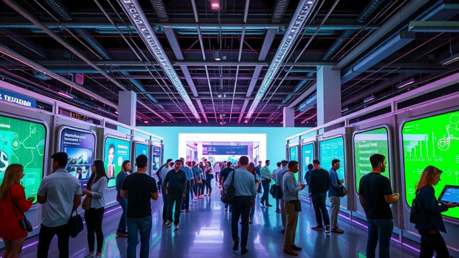 Newest technology in healthcare Muskegon showcased with digital healthcare displays.