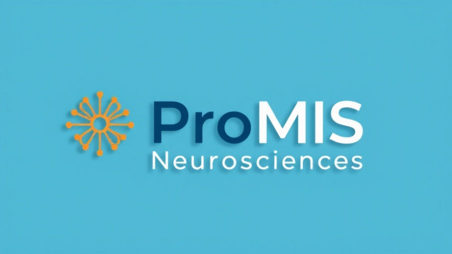 ProMIS Neurosciences logo representing Alzheimer's treatment innovations Muskegon.
