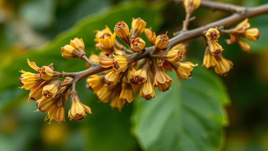 Close-up of native seeds on dried flowers, ideal for November collection.