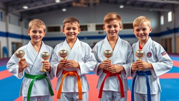 Young karate competitors at County Open Karate Championships Tipperary.