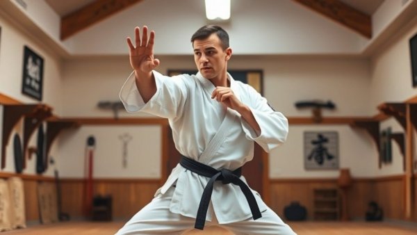 Instructor in martial arts dojo in Gurnee
