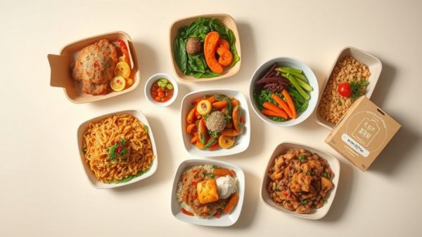 Assorted Korean health diet meals in elegant packaging for senior health diets Korea.