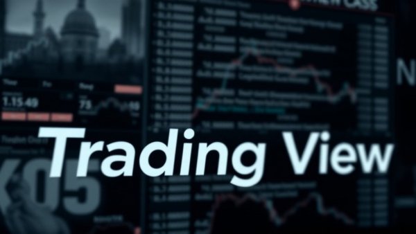 TradingView News logo on dark blurred news background
