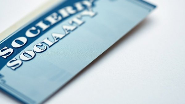 Close-up Social Security card for retirement guidance in Muskegon.