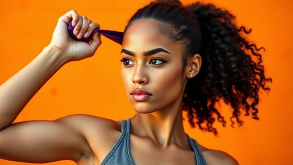 Energetic woman stretching, illustrating working out just once a week worth it.