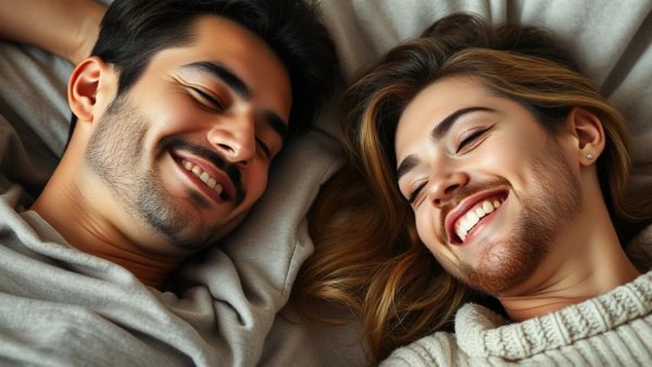 Couple sharing intimate moment at home reflecting mismatched libido strategies.