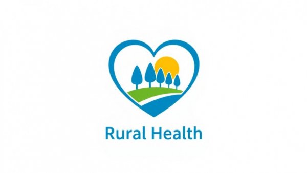 Rural Health Transformation Program Wyoming logo with heart and landscape.