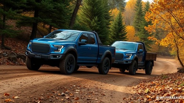 Rivian electric trucks navigating rugged forest terrain, Rivian stock surge.