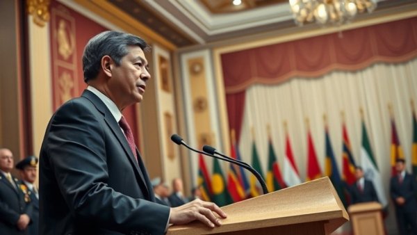 Speaker addressing policy at formal event on Medicaid prescription drug pricing.