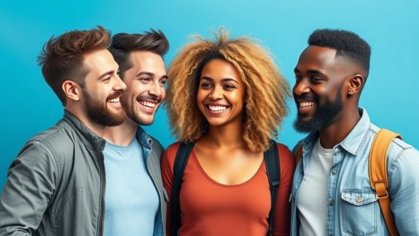 Individuals discussing nature-based solutions COP30 in a lively setting.