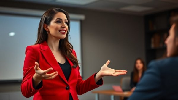 Woman presenting in a dimly lit room, highlighting retirement age eligibility facts Muskegon.