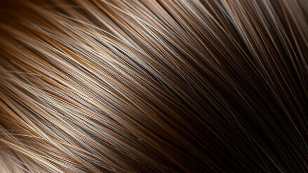 Close-up of shiny hair showing scalp steaming benefits.