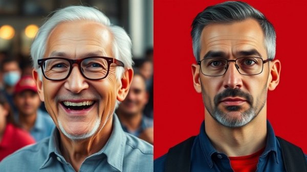 Contrasting portraits in Jackie Chan death hoax context.