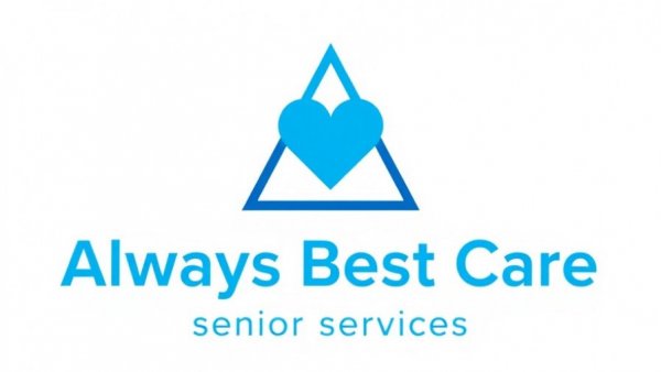 Mesa Arizona senior care services logo with heart and text.