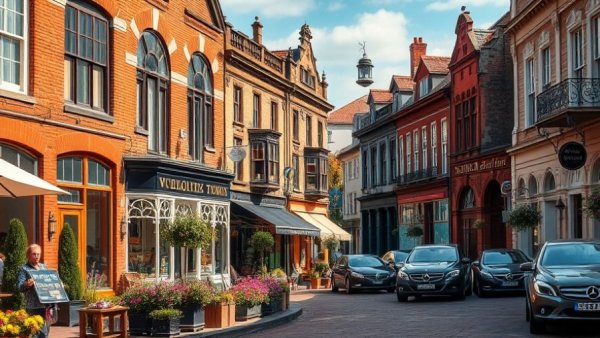 Charming vintage town street in New South Wales ideal for retirement.