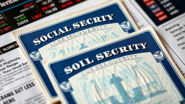 Close-up of Social Security cards on financial data; 2026 payment calendar.