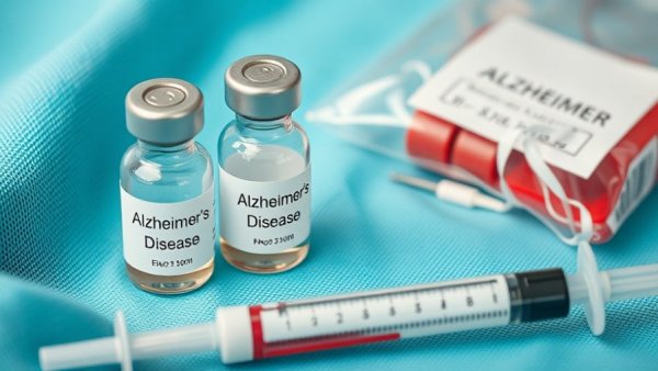 Close-up of Alzheimer's test equipment highlighting genome treatments.