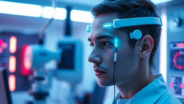 Reversible memory loss Alzheimer's futuristic brain analysis.