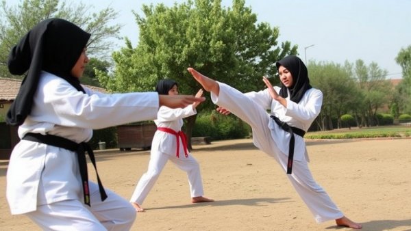 "Anything But Violent": Iran Girls Kick Down Social Barriers With Karate
