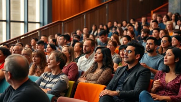 Panel discussion engaging a diverse audience; what unites Americans.