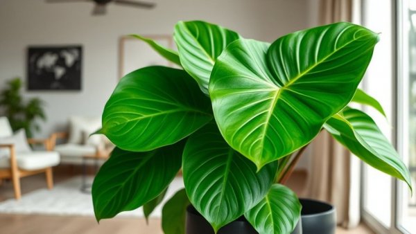 Grow split leaf philodendron in pots indoors with modern decor.