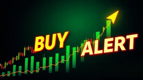 MSA Safety investment analysis showing a 'BUY ALERT' trend with candlestick chart.