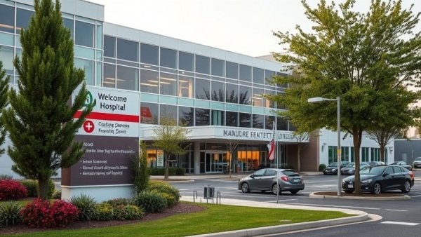 Taylorville Memorial Hospital entrance showing its welcoming design.