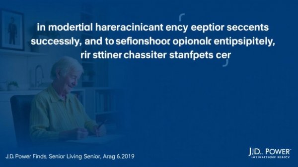 Senior Living Providers Experience Major Year-Over-Year Gains in Satisfaction Despite Rising Costs, J.D. Power Finds