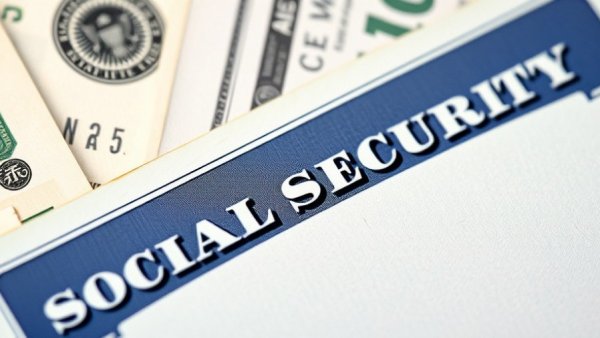 Close-up of Social Security card and dollar bills depicting Social Security changes 2026.