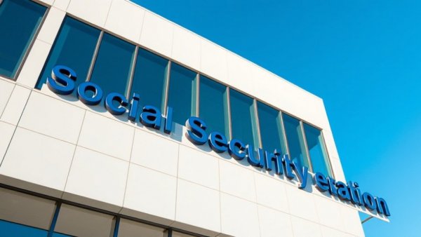 Social Security Administration building under clear sky in Muskegon