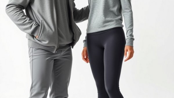 Fashionable sportswear display showing best workout leggings 2025.