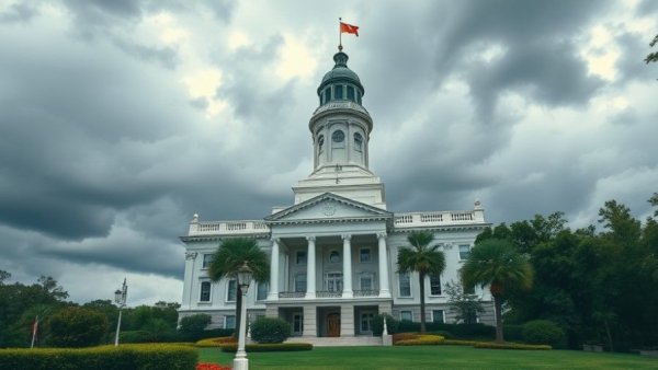 Alzheimer's disease in South Carolina context, State House view.